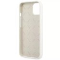 Guess GUHCP13SLS4GGWH iPhone 13 mini 5.4 "étui rigide blanc / blanc Silicone 4G Logo