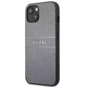 Guess GUHCP13SPSASBGR iPhone 13 mini 5.4" gris/gris Saffiano Strap