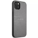 Guess GUHCP13SPSASBGR iPhone 13 mini 5.4" gris/gris Saffiano Strap