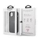 Guess GUHCP13SPSASBGR iPhone 13 mini 5.4" gris/gris Saffiano Strap