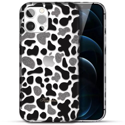 Coque Kingxbar Wild Series pour iPhone 13 vache