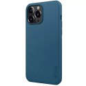 Coque Nillkin Super Frosted Shield + béquille pour iPhone 13 Pro Max bleu