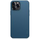 Coque Nillkin Super Frosted Shield + béquille pour iPhone 13 Pro bleu