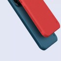 Coque Nillkin Super Frosted Shield + béquille pour iPhone 13 Pro bleu