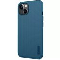 Coque Nillkin Super Frosted Shield + béquille pour iPhone 13 bleu