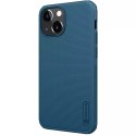 Coque Nillkin Super Frosted Shield + béquille pour iPhone 13 mini bleu