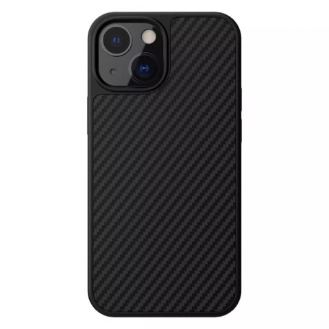 Coque Nillkin en fibre de carbone synthétique pour iPhone 13 mini noir