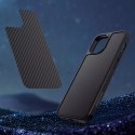 Coque Nillkin en fibre de carbone synthétique pour iPhone 13 noir