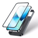 Coque avant et arrière Joyroom 360 Full Case pour iPhone 13 + protecteur d&#39;écran en verre trempé noir (JR-BP927 noir)