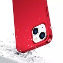 Coque avant et arrière Joyroom 360 Full Case pour iPhone 13 + protecteur d'écran en verre trempé rouge (JR-BP927 rouge)