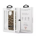 Guess GUHCP13MHSLEOW iPhone 13 6.1" marron / marron hardcase Leopard