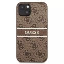 Guess GUHCP13S4GDBR iPhone 13 mini 5,4" brązowy/brown hardcase 4G Stripe