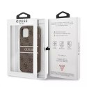 Guess GUHCP13S4GDBR iPhone 13 mini 5,4" brązowy/brown hardcase 4G Stripe