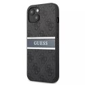 Guess GUHCP13S4GDGR iPhone 13 mini 5,4" szary/grey hardcase 4G Stripe