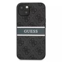 Guess GUHCP13S4GDGR iPhone 13 mini 5,4" szary/grey hardcase 4G Stripe