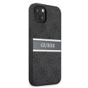 Guess GUHCP13S4GDGR iPhone 13 mini 5,4" szary/grey hardcase 4G Stripe