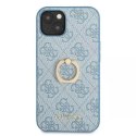 Guess GUHCP13S4GMRBL iPhone 13 mini 5,4 "hardcase bleu / bleu 4G avec support à anneau