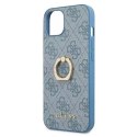 Guess GUHCP13S4GMRBL iPhone 13 mini 5,4 "hardcase bleu / bleu 4G avec support à anneau