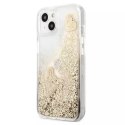 Guess GUHCP13SGLHFLGO iPhone 13 mini 5,4" gold/złoty hardcase Glitter Charms