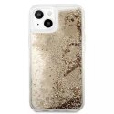 Guess GUHCP13SGLHFLGO iPhone 13 mini 5,4" gold/złoty hardcase Glitter Charms