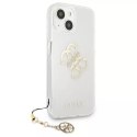 Guess GUHCP13SKS4GGO iPhone 13 mini 5,4" Transparent hardcase 4G Gold Charms Collection