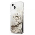 Guess GUHCP13SLG4GGO iPhone 13 mini 5,4" złoty/gold hardcase 4G Big Liquid Glitter