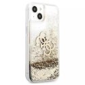 Guess GUHCP13SLG4GGO iPhone 13 mini 5,4" złoty/gold hardcase 4G Big Liquid Glitter