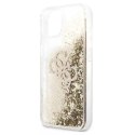 Guess GUHCP13SLG4GGO iPhone 13 mini 5,4" złoty/gold hardcase 4G Big Liquid Glitter