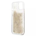 Guess GUHCP13SLGPEGO iPhone 13 mini 5,4 "hardcase or / or Peony Liquid Glitter