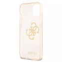 Guess GUHCP13SPCUGL4GGO iPhone 13 mini 5,4" złoty/gold hard case Glitter 4G Big Logo