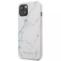 Guess GUHCP13SPCUMAWH iPhone 13 mini 5,4" biały/white hardcase Marble