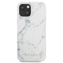 Guess GUHCP13SPCUMAWH iPhone 13 mini 5,4" biały/white hardcase Marble