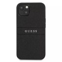 Guess GUHCP13SPSASBBK iPhone 13 mini 5,4" czarny/black Saffiano Strap