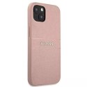 Guess GUHCP13SPSASBPI iPhone 13 mini 5,4" różowy/pink hardcase Saffiano Stripe