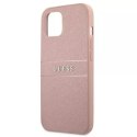 Guess GUHCP13SPSASBPI iPhone 13 mini 5,4" różowy/pink hardcase Saffiano Stripe