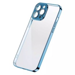 Joyroom Chery Mirror Case Cover pour iPhone 13 Cadre Métallique Bleu (JR-BP907 bleu royal)