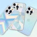 Kingxbar Streamer Series Étui de téléphone élégant de luxe pour iPhone 13 Pro blue (Glitter)