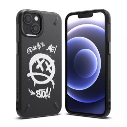 Ringke Onyx Design Durable TPU Case Cover pour iPhone 13 mini noir (Graffiti) (OD541E233)
