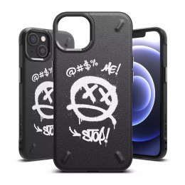 Ringke Onyx Design Durable TPU Case Cover pour iPhone 13 mini noir (Graffiti) (OD541E233)