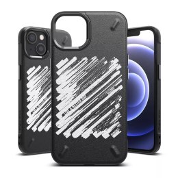 Ringke Onyx Design Durable TPU Case Cover pour iPhone 13 noir (Peinture) (OD546E229)