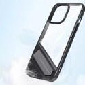 Ugreen Fusion Kickstand Case iPhone 13 Pro Couverture rigide avec cadre en gel et support noir (90153)