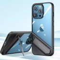 Ugreen Fusion Kickstand Case iPhone 13 Pro Max Couverture rigide avec cadre en gel et support noir (90154)