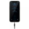 Coque Uniq Heldro iPhone 12/12 Pro 6.1" camo noir / camo anthracite Antimicrobien