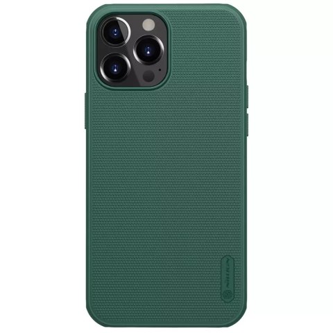 Étui Nillkin Super Frosted Shield Pro durable pour iPhone 13 Pro Max vert