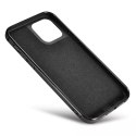 Étui iCarer Leather Oil Wax recouvert de cuir naturel pour iPhone 12 Pro Max noir (ALI1206-BK)