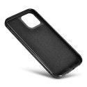 Étui iCarer Leather Oil Wax recouvert de cuir naturel pour iPhone 12 Pro / iPhone 12 noir (ALI1205-BK)