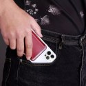 Étui portefeuille en cuir pour cartes magnétiques iCarer pour iPhone 12 / 13 (Pro / Max / Mini) (compatible MagSafe) rouge (XKB0