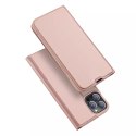 Étui type bibliothèque Dux Ducis Skin Pro pour iPhone 13 Pro Max rose