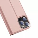 Étui type bibliothèque Dux Ducis Skin Pro pour iPhone 13 Pro Max rose