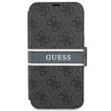 Guess GUBKP13M4GDGR iPhone 13 6.1" gris / livre gris 4G Stripe